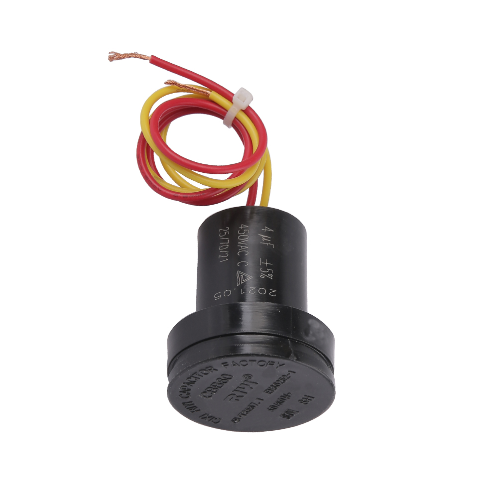 Capacitor de máquina de desidratação CBB60 4uf 450V Mini